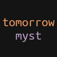 TomorrowMyst 1.0.1 Extension for Visual Studio Code