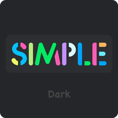 Simple Dark for VSCode