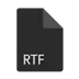 RTF Icon Image