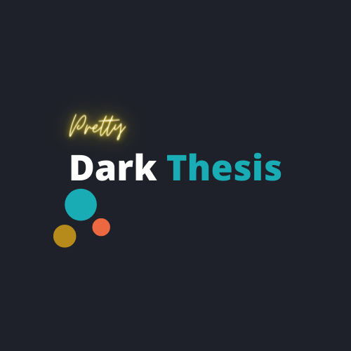 Pretty Dark Thesis 0.0.1 Extension for Visual Studio Code