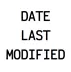 Last Modified Date & Time Icon Image