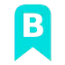 Labeled Bookmarks Icon Image