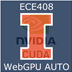 CUDA WebGPU ECE408/CS483 UIUC Remote Control Icon Image