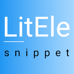 LitElement Snippet 1.0.4 VSIX
