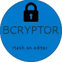 Bcryptor Hash on Editor 1.0.0 Extension for Visual Studio Code