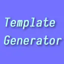 Template Generator 0.4.2 Extension for Visual Studio Code