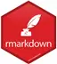 R Markdown All in One Icon Image