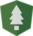 Angular Evergreen Icon Image