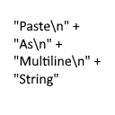 Paste As Multiline String for VSCode