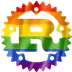 Colorful Light Theme for Rust Lang Icon Image