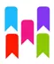 Multi Color Bookmarks FlowWise Icon Image