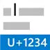 Unicode Code Point Of Current Character Icon Image