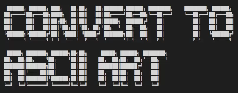 Convert To ASCII Art