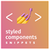 Styled Components Snippets Icon Image