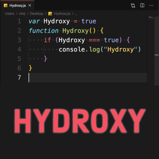 Hydroxy 1.1.1 Extension for Visual Studio Code
