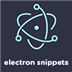 Electron Snippets Icon Image