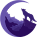 Purple Wolf Theme Icon Image