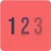 VS Sequential Number Icon Image