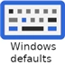 Windows Default Keybindings