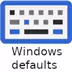 Windows Default Keybindings 0.0.10
