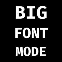 Big Font Mode 0.1.4 Extension for Visual Studio Code