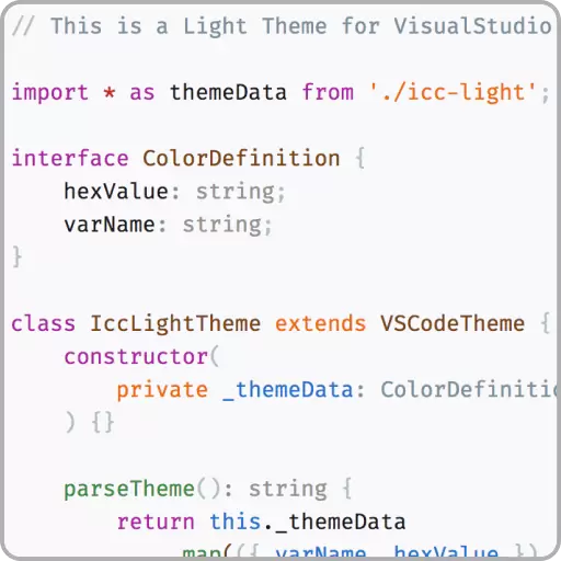 ICC Theme for VSCode