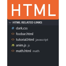 HTML Related Links for VSCode