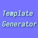 Template Generator 0.1.1 Extension for Visual Studio Code
