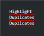 Highlight Duplicates Icon Image
