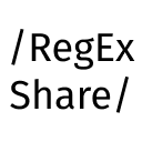 RegEx Share 0.0.5 Extension for Visual Studio Code
