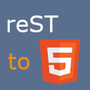 reStructuredText 2 HTML for VSCode