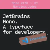 JetBrains Mono 1.0.2 Extension for Visual Studio Code