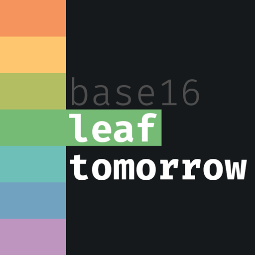 Base16 Leaf Tomorrow for VSCode