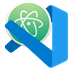 Atom Background Modified Icon Image