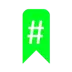 Numbered Bookmarks Icon Image