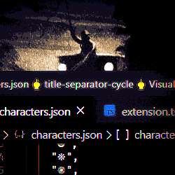 Title Separator Cycle 0.5.1 Extension for Visual Studio Code