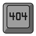 404 Keybinding Not Found Icon Image