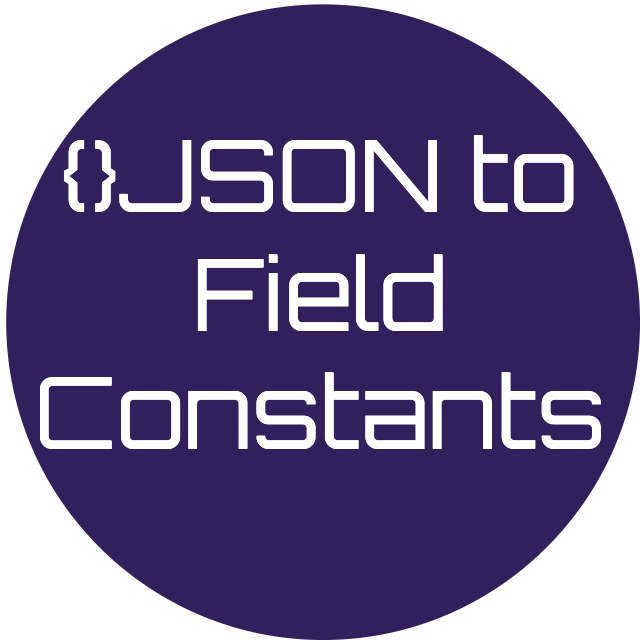 Json to Field Constants for VSCode