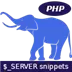 PHP $_SERVER Vars Snippets Icon Image