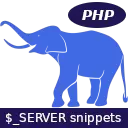 PHP $_SERVER Vars Snippets for VSCode