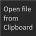 Open Files By Clipboard Icon Image