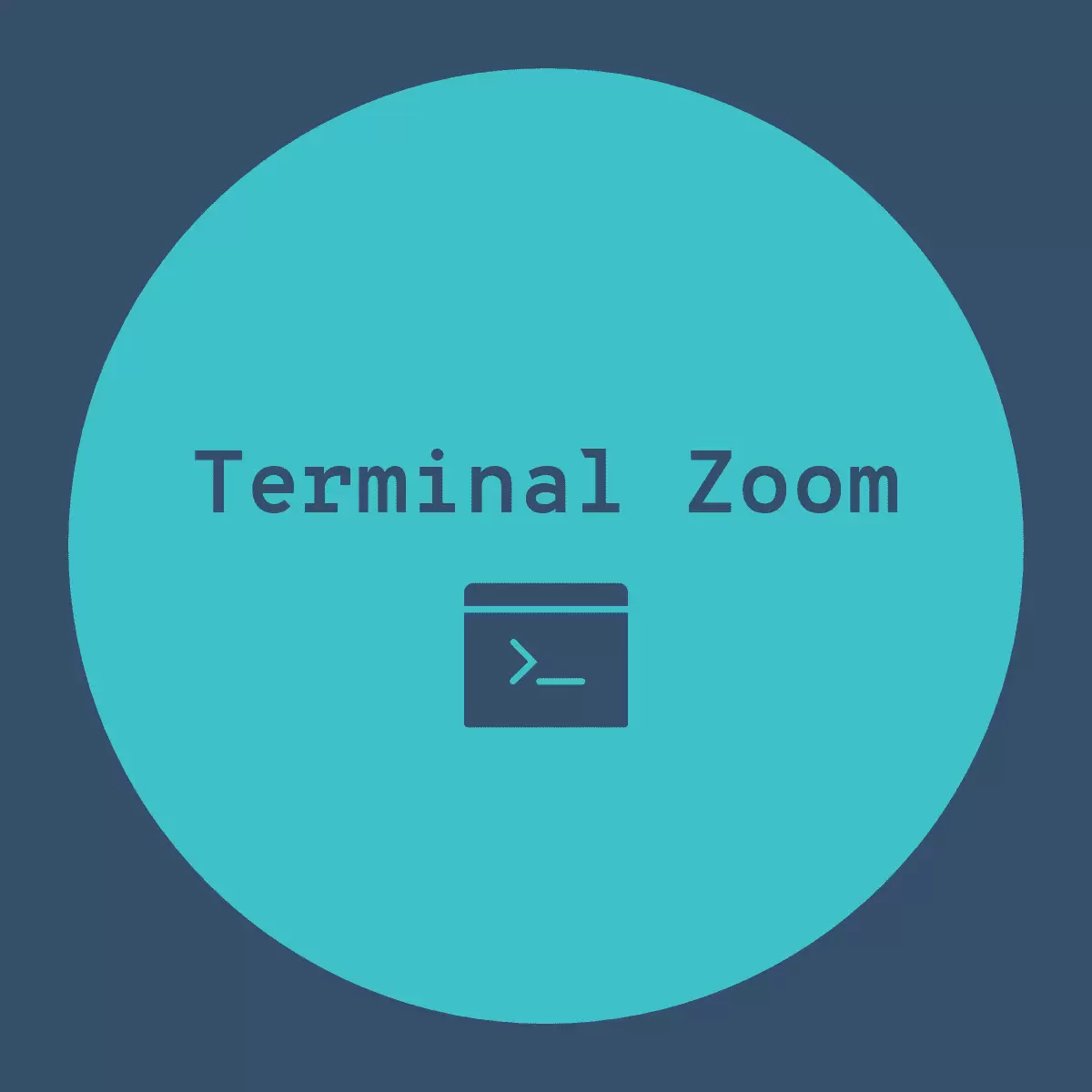 Terminal Zoom for VSCode