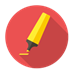 Simple Highlighter Icon Image