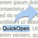 Quickopen With Selected Text for VSCode