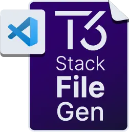 T3 Stack / NextJS / ReactJS File Generator 2.5.0 Extension for Visual Studio Code